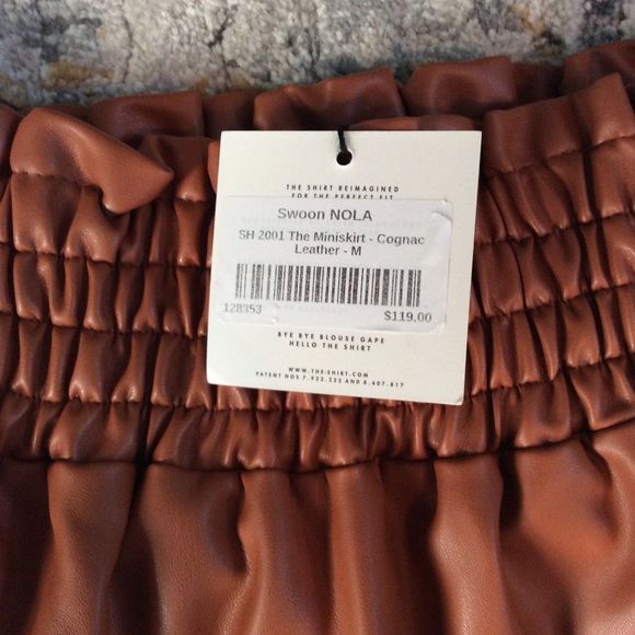 Rochelle Behrens Brown Mini Skirt - Picture 4 of 6